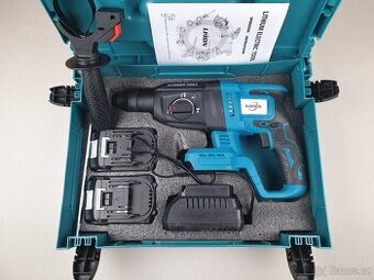 Aku vrtací sekací kladivo, 21V, NAKIDA, brushless.