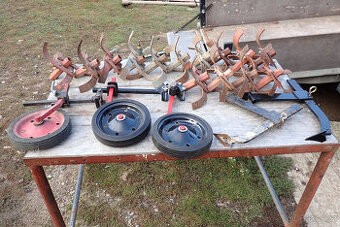 vari - rotační kypřič / rotavátor kopinatý+brzdící radlička