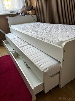 Rozkládací postel s úložným prostorem Ikea