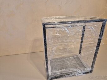 Designová konzole s policí SAPHO CREST (černá matná) – 2 ks