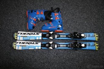 lyže Stockli RT 100 cm , lyžáky Tecnica
