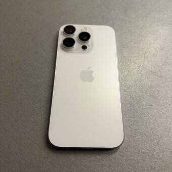 iPhone 16 Pro 256GB bílý, jako nový, 12 měsíců záruka