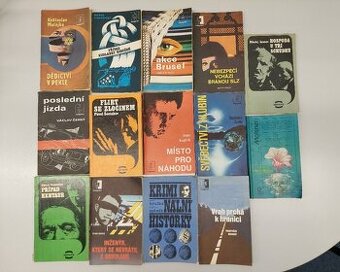14 knih - detektivky kriminálky thrillery - krimi příběhy