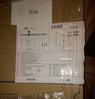 Dveře do niky 100cm SANSWISS - nové