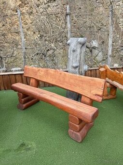 Akátová masivní lavice 180 cm