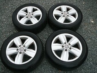 16" orig VW ALU kola 5x112 6,0Jx16H2 ET50 + PNEU 205/55/16