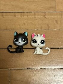 Littlest pět shop kočičky sada-černá a bílá
