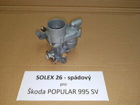 Karburátor Solex 26 po repasi - Škoda Popular, Rapid, Walter - 1