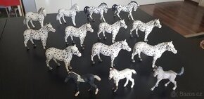 Schleich koně Knabstrupper knabstrupský kůň, Lewitzer