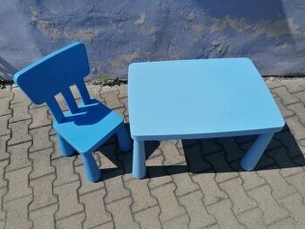 Ikea Mamut stůl a židle - 1