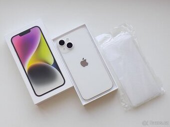 APPLE iPhone 14 128GB Starlight - ZÁRUKA 12 MĚSÍCŮ - TOP - 1