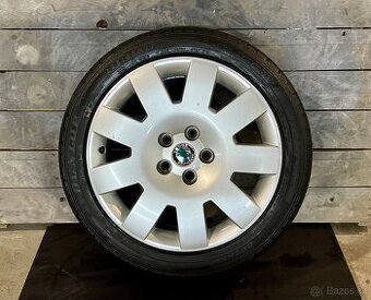 Originál alu kola Škoda 5x112 R17, letní pneu 225/45 R17