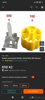 Vyrovnávací systém na dlažbu