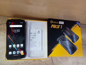 Mobil Oscal Pilot 1, 6/256 GB, nárazuvzdorný, ochranná fólie