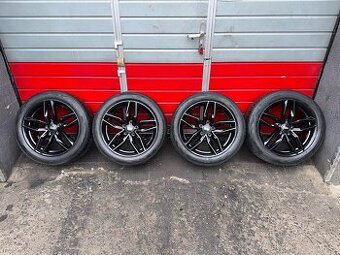 Alu kola MAM černé 18" 8J + zimní pneu Nokian 225/50/R18