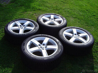4 XZIMNÍ HLINÍKOVÁ KOLA ŠKODA KAROQ,OCTAVIA IV 215/55 R17.TP