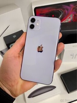iPhone 11 Purple BATERIE 100% TOP
