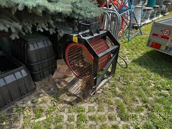 třídící - katrovací - prosévací lžíce na mini bagr