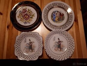 Starožitné čínské a české talíře