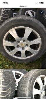Alu kola 16” 5x112 Škoda a zimní pneu 205/55R16