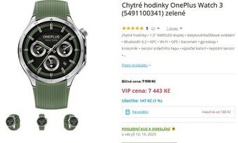 Oneplus Watch 3 green