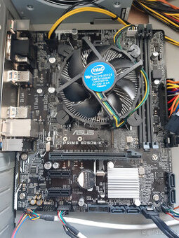 MB ASUS Prime B250M-K + Intel i5 7400 + chladič