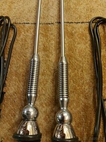 2x Chromové antény Tatra 603 / 613-1/2/3/Speciál