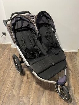 Dvojkočár thule urban glide double  s korbou