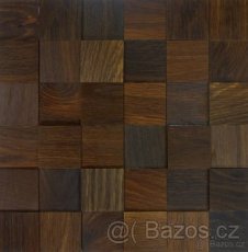 Dřevěný obklad DUB TABÁK 50 - 3D dřevěný obklad