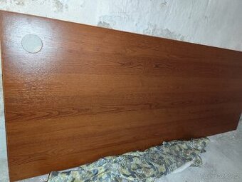 Pracovní stůl, 180cm, barva kaštan