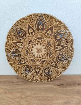 Gravírované mandala 29x29cm