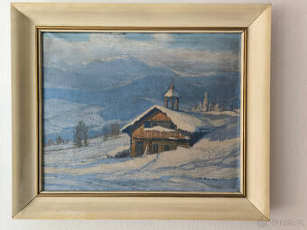 Obraz starý, autor A. Augusta