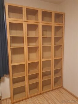 Knihovna Billy/Oxberg- Ikea- dub- 2x set