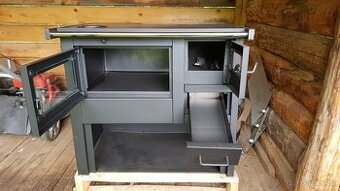 Sporák na tuhá paliva s výměníkem