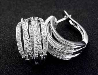 4x nové náušnice + 1x nový prsten