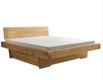 Manzelska postel tramova smrk 180x200