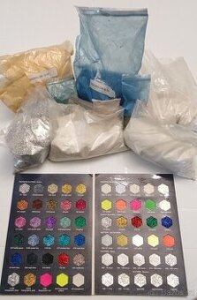 Glitry, Flitry, třpytky, perleť cca 5 kg