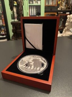 1 kg stříbrná mince rok buvola 2021 SLEVA