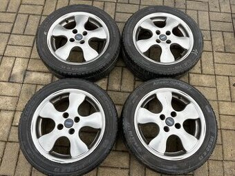 4x litá kola Fiat 4x98 R15, letní pneu