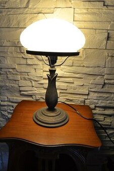 Mosazná stolní lampa 42cm