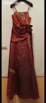 NOVÉ luxusní plesové společenské šaty ples velikost M