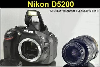 Nikon D5200+18-55mm 24 MPix Full HDV14200 Exp.