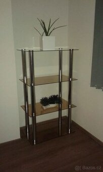 Skleněné stojany / regály