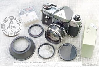 Pentacon Super + hranol + Pancolar 55/1.4 M42 Servis 2026