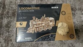 Rokr LK701 3D dřevěné puzzle Lokomotiva - 1