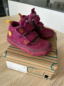 Dětské barefoot kotníkové boty Affenzahn,růžové 24