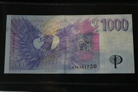 Výroční bankovka ČNB 30 let, v UNC stavu, série R76