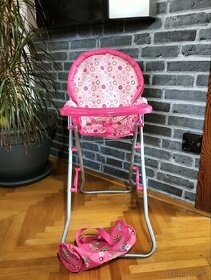 Jídelní židlička pro panenky - 1