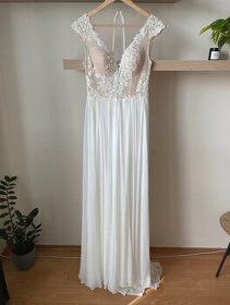 Nové svatební šaty 36/38 s vlečkou Tvůj Honeymoon Jasmine