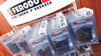 Výprodej moto brzdových destiček FERODO, 80% cena
